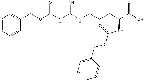 Nª,Nω-二苯甲氧甲酰基-L-精氨酸结构式