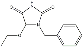 1-苄基-5-乙氧基海因结构式