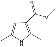 2,5-二甲基吡咯-3-羧酸甲酯结构式