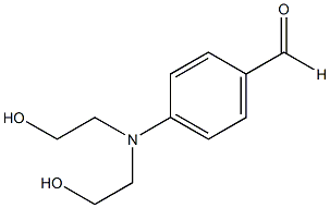4-[N,N-二(2-羟基乙基)氨基]苯甲醛结构式