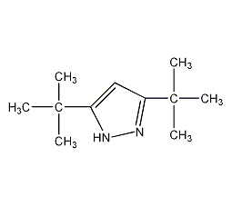 3,5-二叔丁基-1H-吡唑结构式