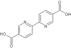 2,2'-联吡啶-5,5'-二羧酸结构式