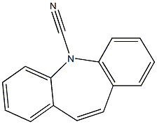 二苯[b,f]吖庚因-5-甲腈结构式