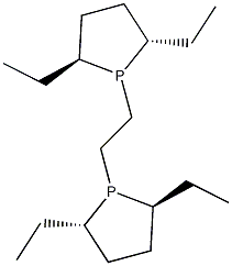 (-)-1,2-Bis((2S,5S)-2,5-diethylphospholano)ethane结构式