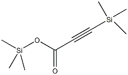 3-(三甲基甲硅烷基)丙炔酸三甲基甲硅烷酯结构式