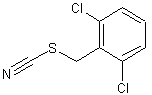 2,6-二氯硫氰酸苄酯结构式