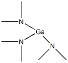 三(二甲基酰氨基)镓(III)结构式