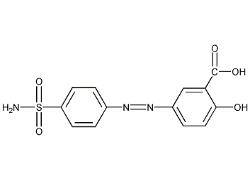 柳氮磺胺结构式
