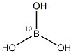 硼酸-10B结构式