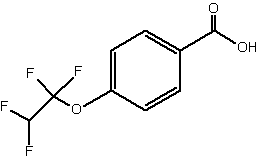 4-(1,1,2,2-四氟乙氧基)苯甲酸结构式
