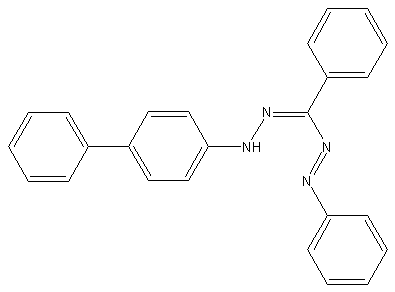 3,5-二苯基-1-(4-联苯基)甲暨结构式