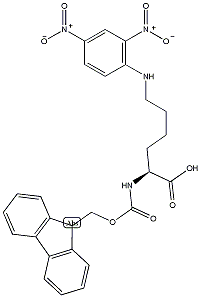FMOC-Lys(Dnp)-OH结构式