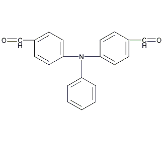 N,N-二(4-甲酰苯基)苯胺结构式