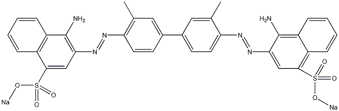 苯红紫4B结构式