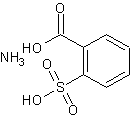 邻磺基苯甲酸铵结构式