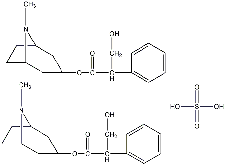 L-莨菪碱硫酸盐结构式