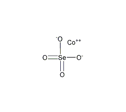五水硒酸钴(Ⅱ)结构式