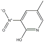 2-羟基-5-甲基-3-硝基吡啶结构式