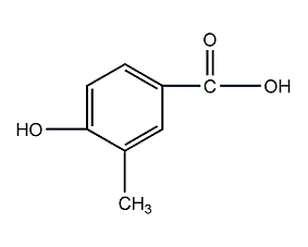 4-羟基-3-甲基苯甲酸结构式