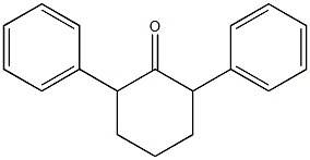 2,6-二苯基环己酮结构式