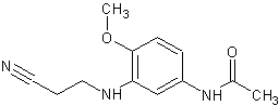 3[(2-Cyanoethyl)amino] -4'-methoxyacetanilide