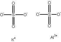 Aluminium potassium sulfate