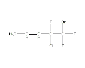5-溴-4-氯-4,5,5-三氟戊烯结构式