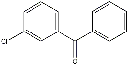 3-氯二苯甲酮结构式