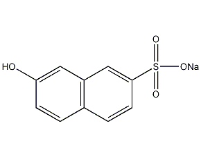 2-萘酚-7-磺酸钠结构式