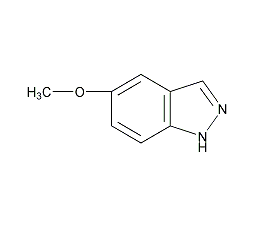 5-甲氧基-1H-吲唑结构式