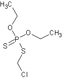 氯甲磷结构式