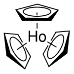 Tris(cyclopentadienyl)homium