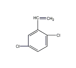2,5-二氯苯乙烯结构式