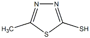 2-巯基-5-甲基-1,3,4-噻二唑结构式