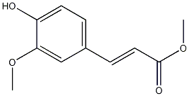 4-羟基-3-甲氧基肉桂酸甲酯结构式