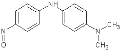 N,N-二甲基-N'-(4-亚硝基苯基)-1,4-苯二胺结构式