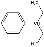 (1-乙基丙基)苯结构式