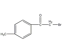 2-溴-4'-甲基苯乙酮结构式