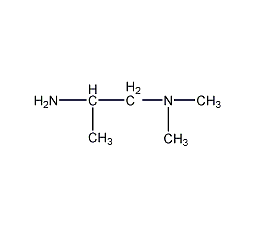 1-(二甲基氨基)-2-丙胺结构式