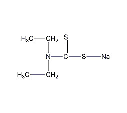 二乙基二硫代氨基甲酸钠结构式