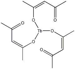 乙酰丙酮铽结构式