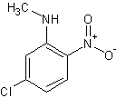 5-氯-N-甲基-2-硝基苯胺结构式