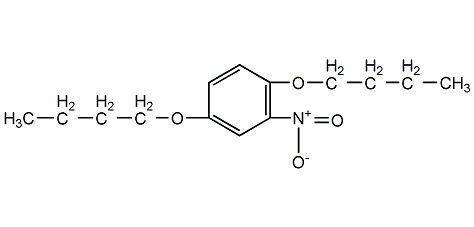 2,5-二正丁氧基硝基苯结构式