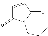 N-正丙基马来酰胺结构式