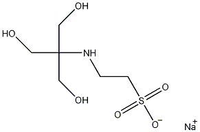 N-三(羟甲基)甲基-2-氨基乙烷硫酸钠盐结构式