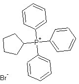 环戊基三苯基溴化膦结构式