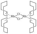 双环辛烯氯化铑二聚体结构式