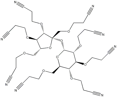 八(O-氰基乙基)蔗糖结构式