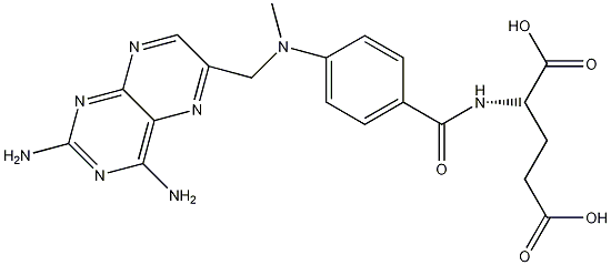 L(+)-甲氨喋呤结构式