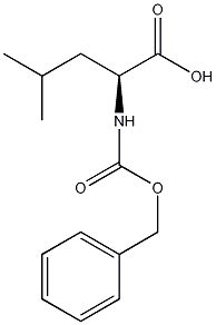 N-苄氧羰基-L-亮氨酸结构式